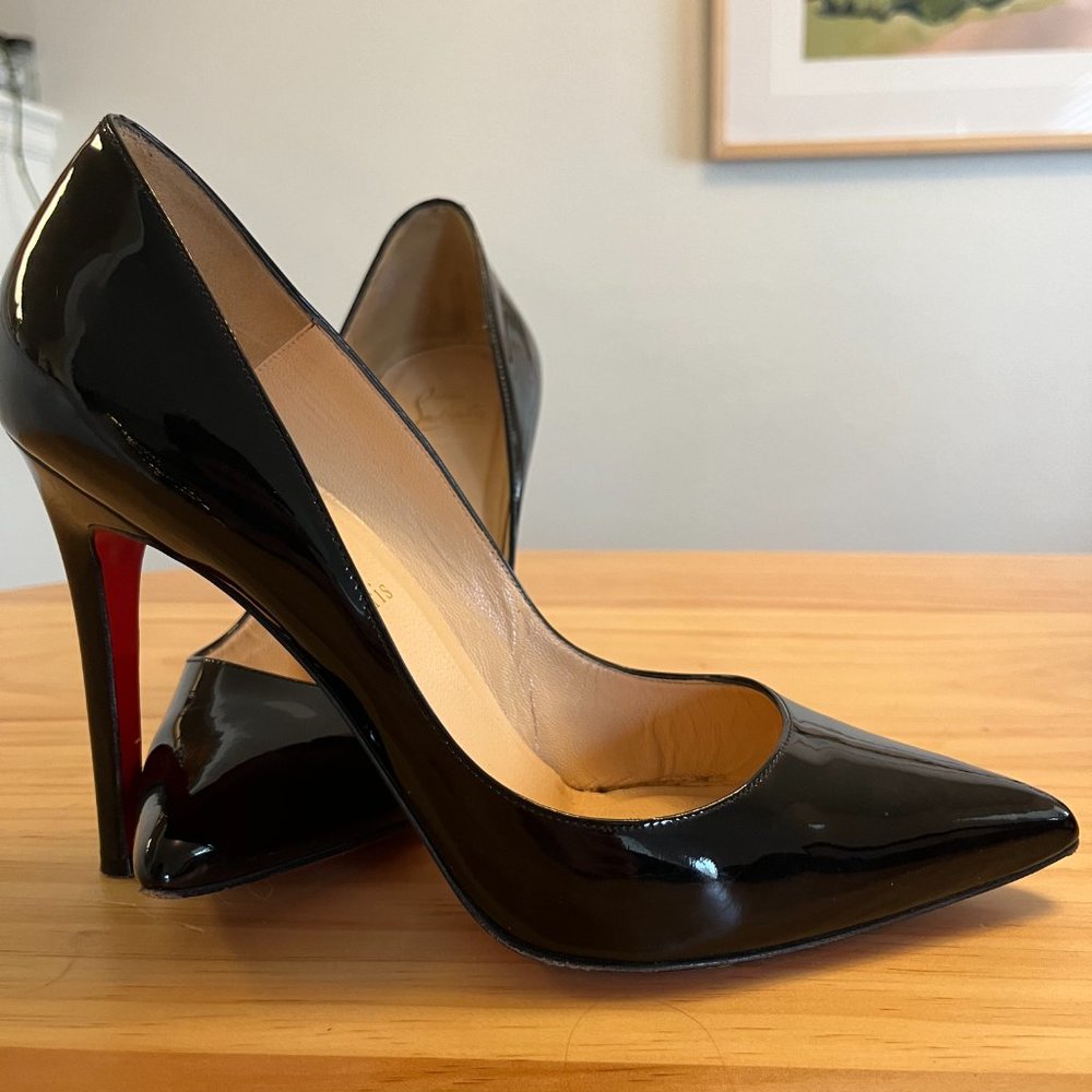 Christian Louboutin  Pigalle 100 mm Pumps - Patent calf leather - Black - Picture 2 of 6